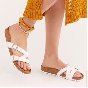 Birkenstock Sandals Yao Hex White Size 37